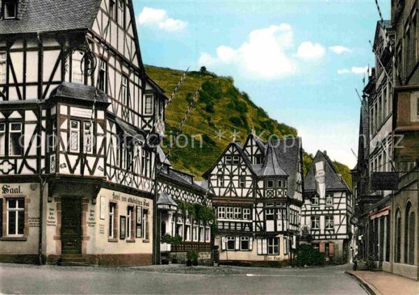 Bacharach Rhein Mittelalterlicher Marktplatz Fachwerkhä