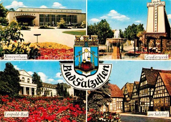 Bad Salzuflen Konzerthaus Gradierwerk Salzhof Fachwer
