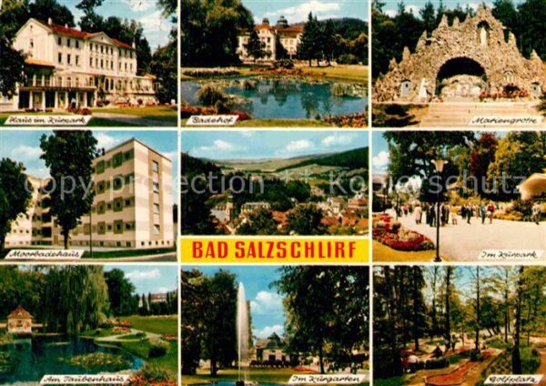 Bad Salzschlirf Kurhaus Moorbadehaus Taubenhaus Badehof