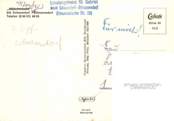 Ettmannsdorf Mädchenheim Fliegeraufnahme – Bild 2