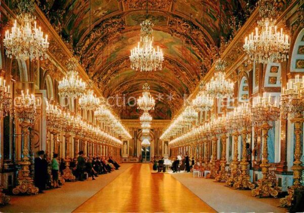 Herrenchiemsee Königsschloss Grosse Spiegelgalerie mit