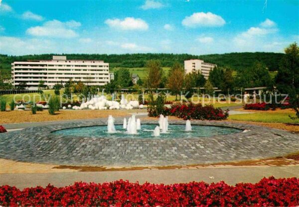 Bad Soden-Salmuenster Neuer Kurpark Wasserspiele