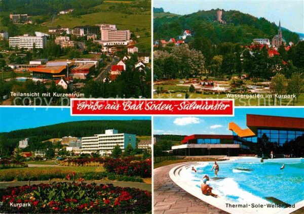 Bad Soden-Salmuenster Kurzentrum Wassergarten Kurpark Wellenb