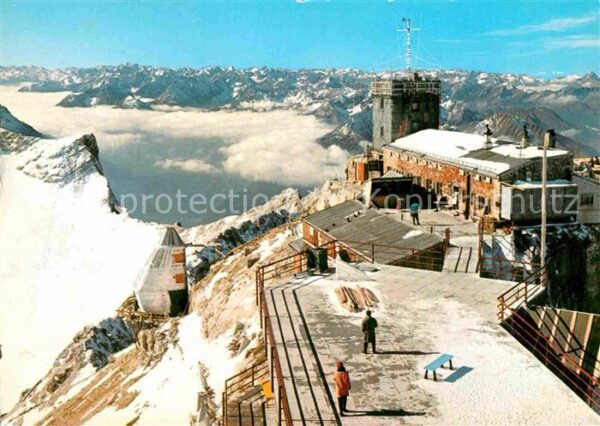 Zugspitze Gipfelstation Zugspitzbahn Fernsicht Al