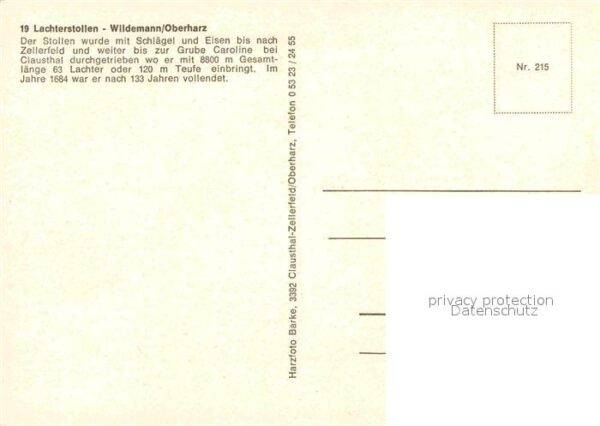 Wildemann Lachterstollen – Bild 2