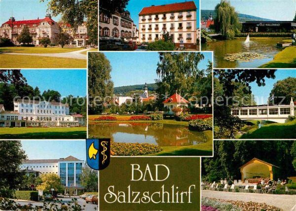 Bad Salzschlirf Kurhotel Kurpark Konzertpavillon Sole H