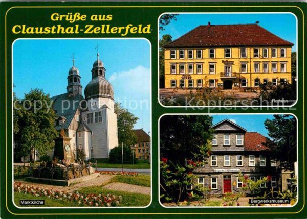 Clausthal-Zellerfeld Marktkirche Rathaus Bergwerksmuseum