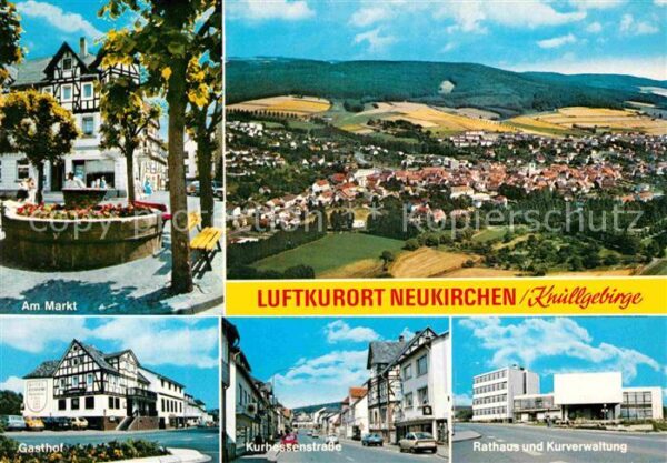 Neukirchen Knuellgebirge Markt Gasthof Kurhessenstrasse Rathaus