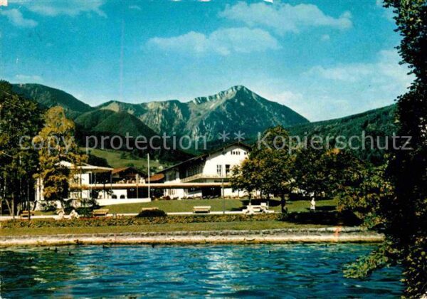 Bad Wiessee Kuranlagen am Tegernsee Alpenblick