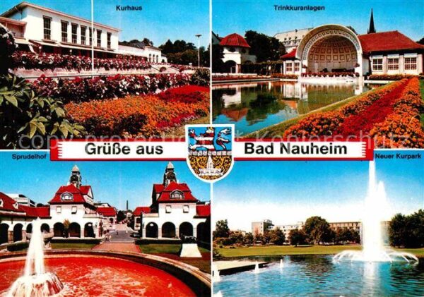 Bad Nauheim Kurhaus Trinkkuranlagen Kurpark Sprudel