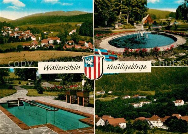 Wallenstein Teilansichten Kuranlagen Wassertretstel