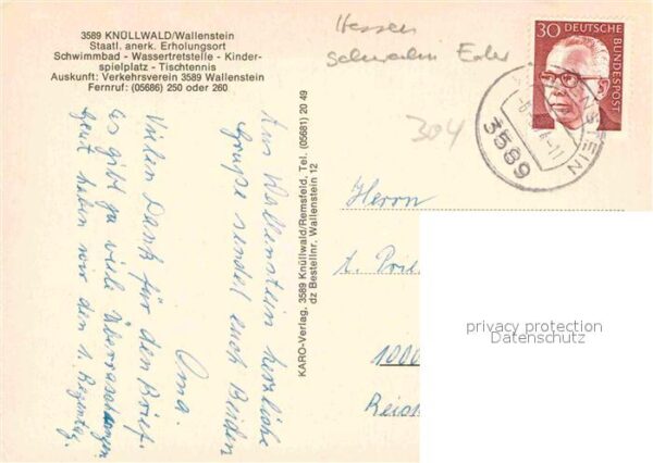 Wallenstein Teilansichten Kuranlagen Wassertretstel – Bild 2