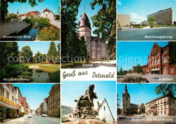 Detmold Malerischer Blick Musikakademie Langest