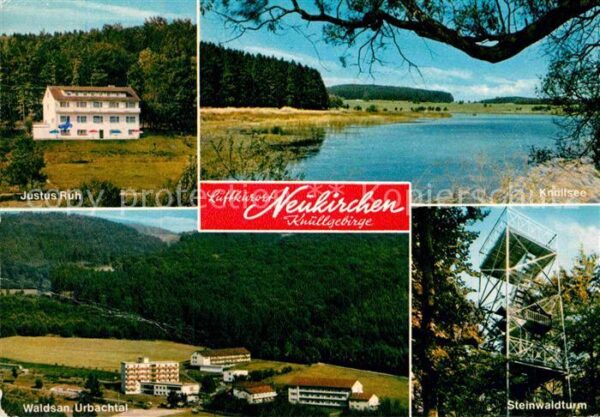 Neukirchen Knuellgebirge Waldsanatorium Urbachtal Knüllsee Stein