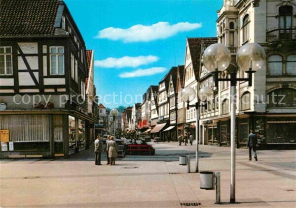 Detmold Langestrasse Fussgängerzone