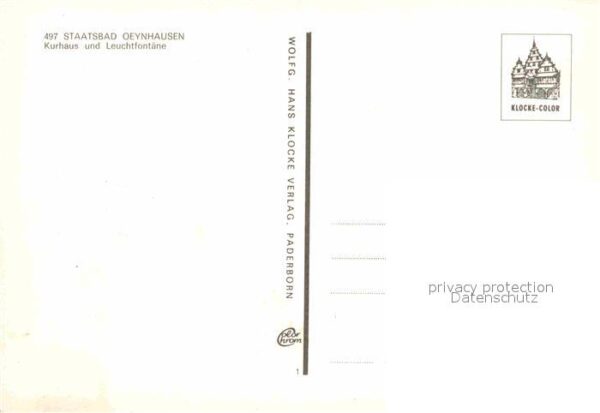 Bad Oeynhausen Kurhaus Leuchtfontäne Kurpark Blumenbee – Bild 2