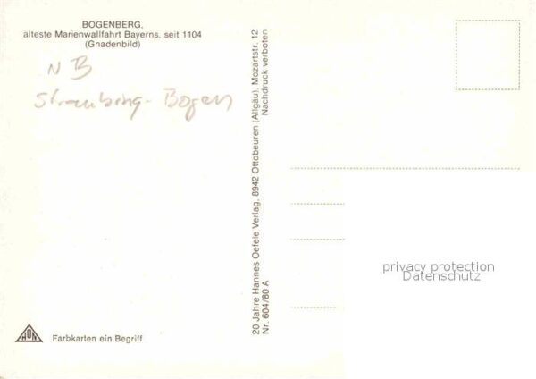 Bogenberg Niederbayern Kirche Älteste Marienwallfahrt Bayerns – Bild 2
