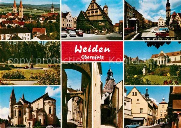 Weiden Oberpfalz Teilansichten Max Reger Stadt