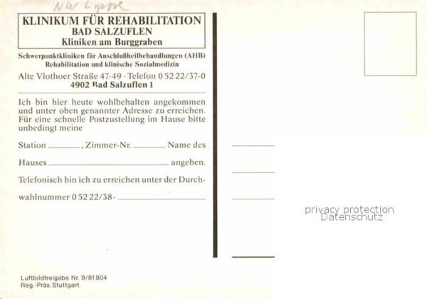 Bad Salzuflen Klinikum für Rehabilitation Kliniken am – Bild 2