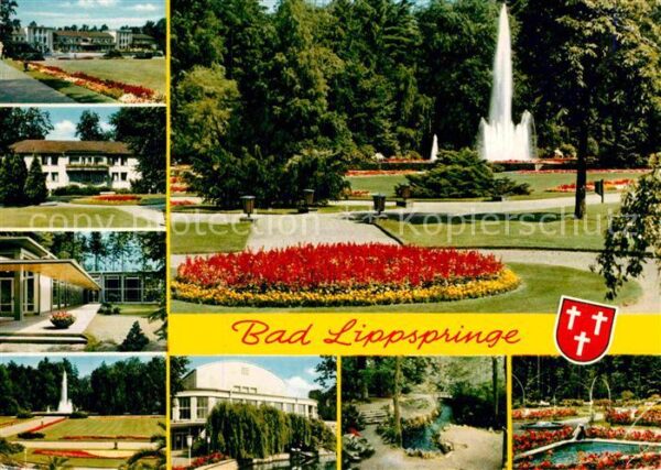 Bad Lippspringe Kurhäuser Kurpark Fontäne
