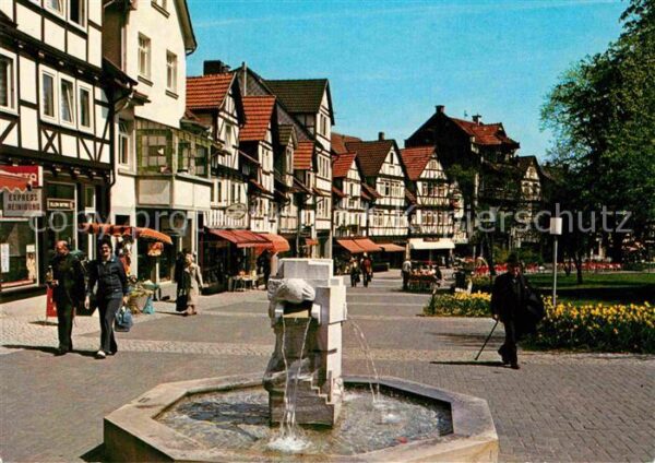 Bad Sooden-Allendorf Froschkönigbrunnen Weinreihe Fachwerkhä