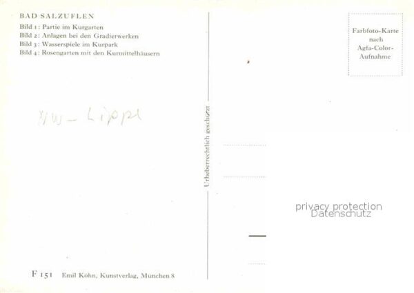 Bad Salzuflen Kurgarten Gradierwerk Wasserspiele Rose – Bild 2