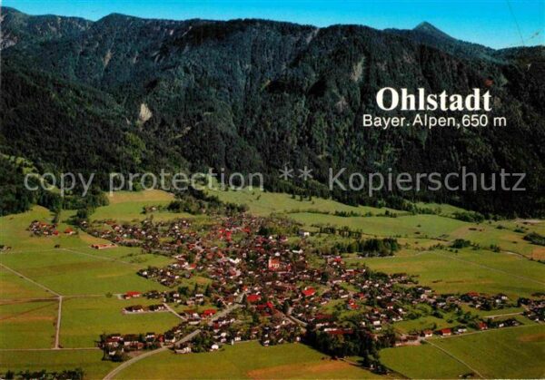 Ohlstadt Erholungsort Loisachtal am Fusse des He