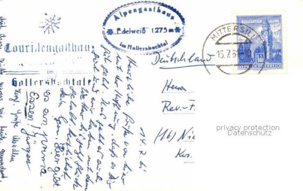 Mittersill Oberpinzgau Edelweißütte Hollersbachtal – Bild 2