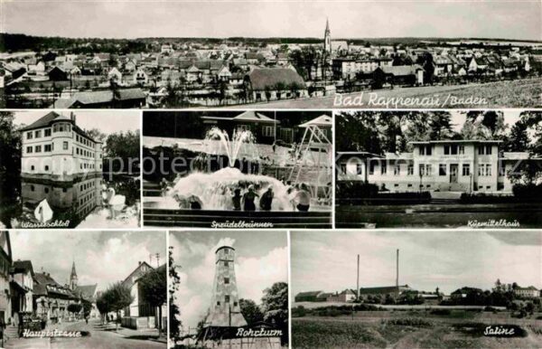 Bad Rappenau Wasserschloss Sprudelbrunnen Kurmittelh