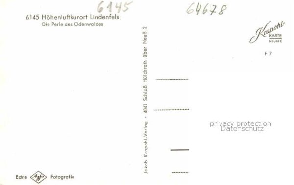 Lindenfels Odenwald Schloss Panorama – Bild 2