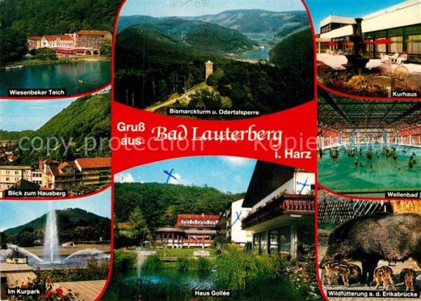 Bad Lauterberg Wiesenbeker Teich Kurpark Haus Gollee K