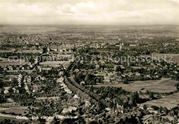 Goerlitz Sachsen Panorama von Landeskrone
