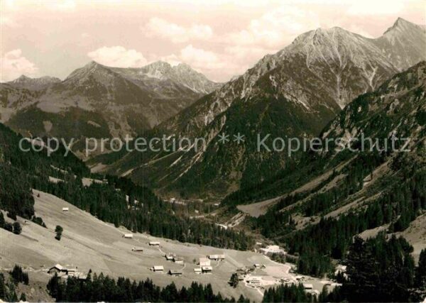 Baad Mittelberg Kleinwalsertal Zwölfer Panorama