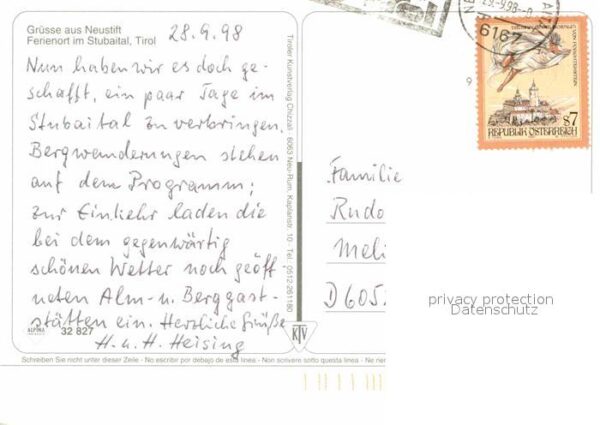 Neustift Stubaital Tirol Panorama – Bild 2