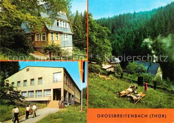 Grossbreitenbach Thueringen FDGB Erholungszentrum Finkenmühle