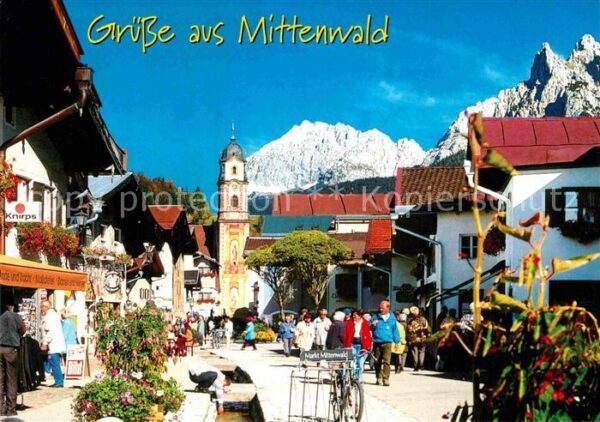 Mittenwald Bayern Obermarkt Viererspitze Wörner