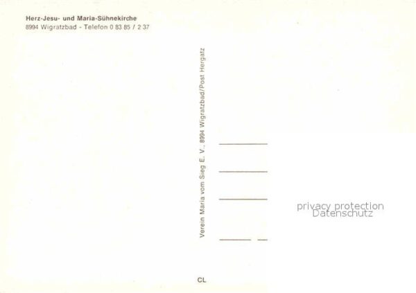 Wigratzbad Herz Jesu Maria Sühnekirche – Bild 2