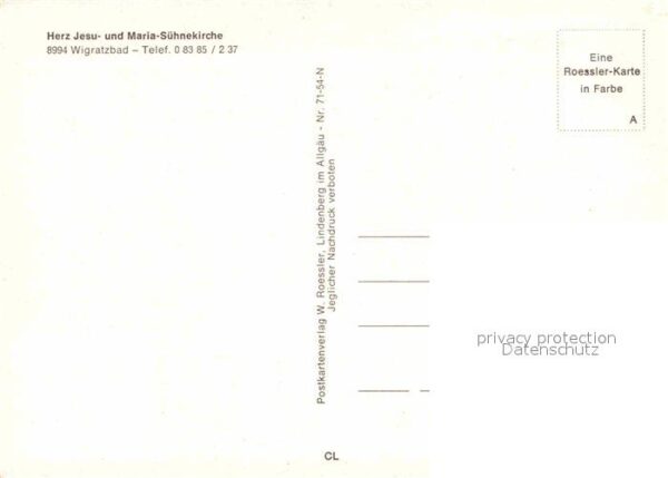 Wigratzbad Herz Jesu Maria Sühnekirche – Bild 2