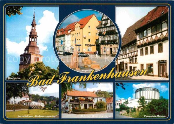 Frankenhausen Bad Oberkirche Panorama Museum Fachwerk