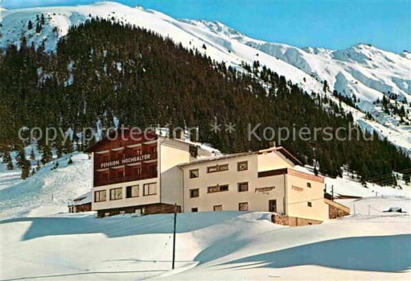 Galtuer Tirol Pension Hochgaltür Winter