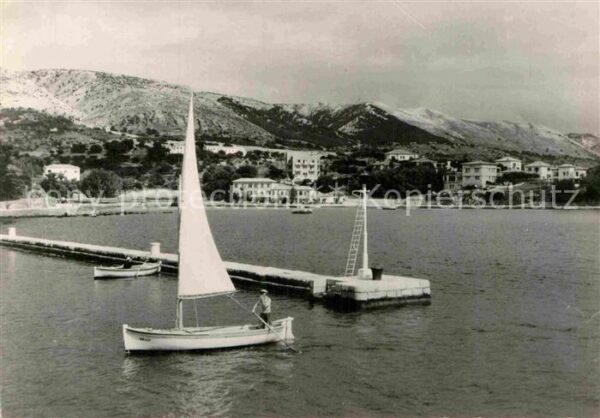 Jugoslawien Yugoslavie Segelboot Hafen