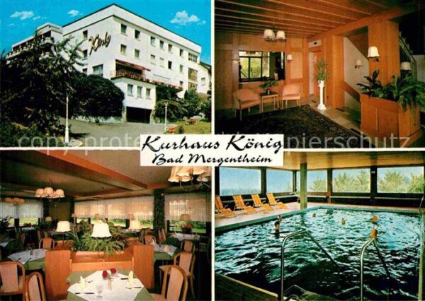 Mergentheim Bad Kurhaus König Schwimmbad