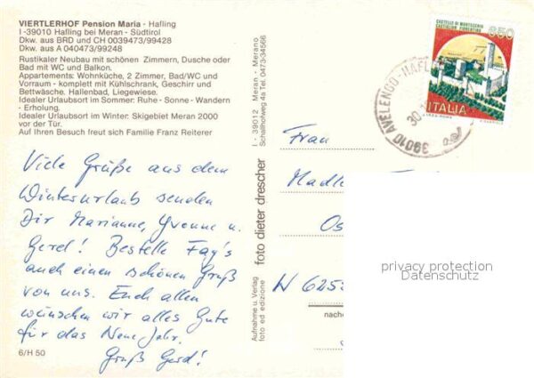 Hafling Viertlerhof Pension Maria – Bild 2