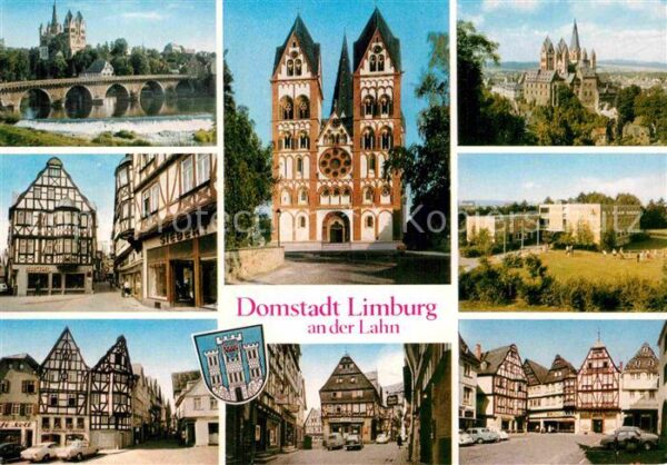 Limburg Lahn Dom Fachwerkhäuser Rathaus