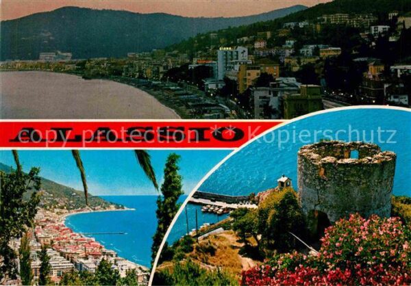 ALASSIO Savona Liguria IT Ruine Panoramen