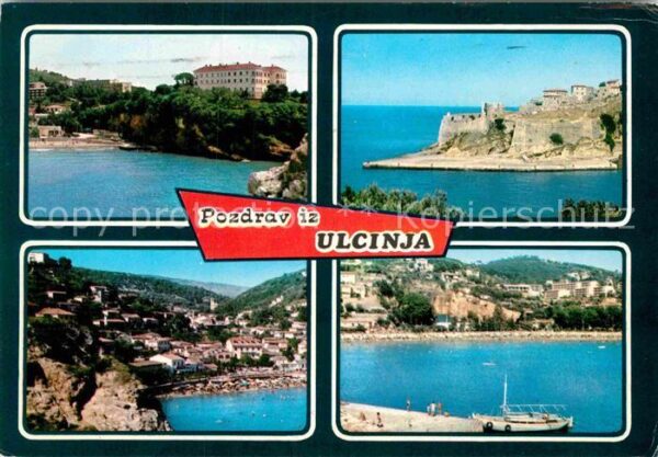 Ulcinj Panoramen Stadtansichten