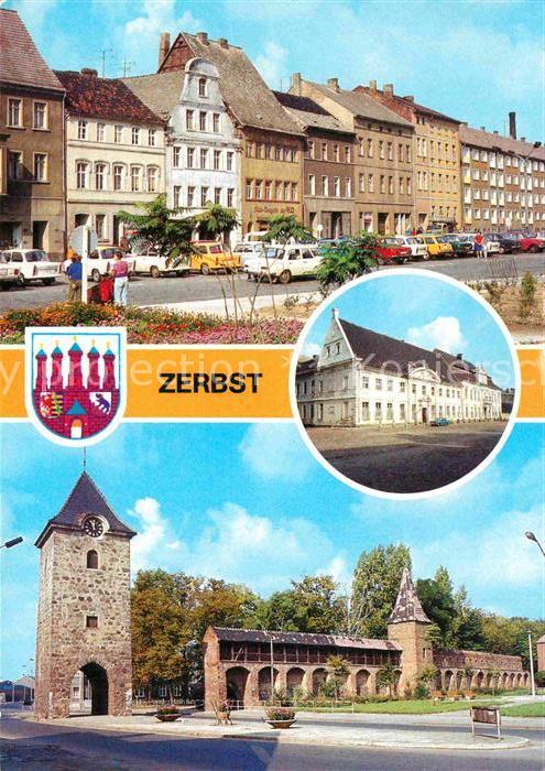 Zerbst Markt Max Sens Oberschul Magdeburger To