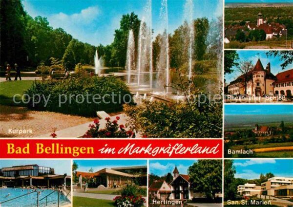 Bad Bellingen Kurpark Rheinweiler Schloss Bamlach San