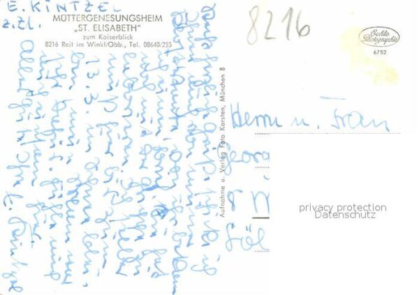 Reit Winkl Müttergenesungsheim Sankt Elisabeth Kai – Bild 2