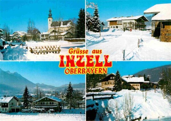 Inzell Kirche Winterlandschaften